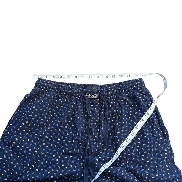 Polo Ralph Lauren Men's Drawstring Pajama Lounge Pants Sleepwear Blue Medium - Picture 5 of 7
